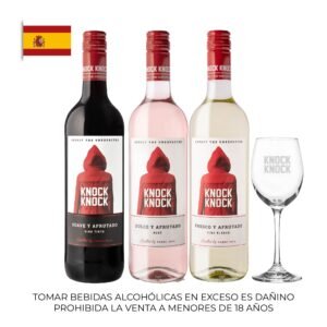 Pack 03 Knock Knock Mix 750ml + Copa