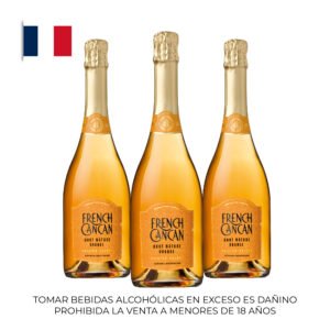 x3 French Can Can Orange 750 ml