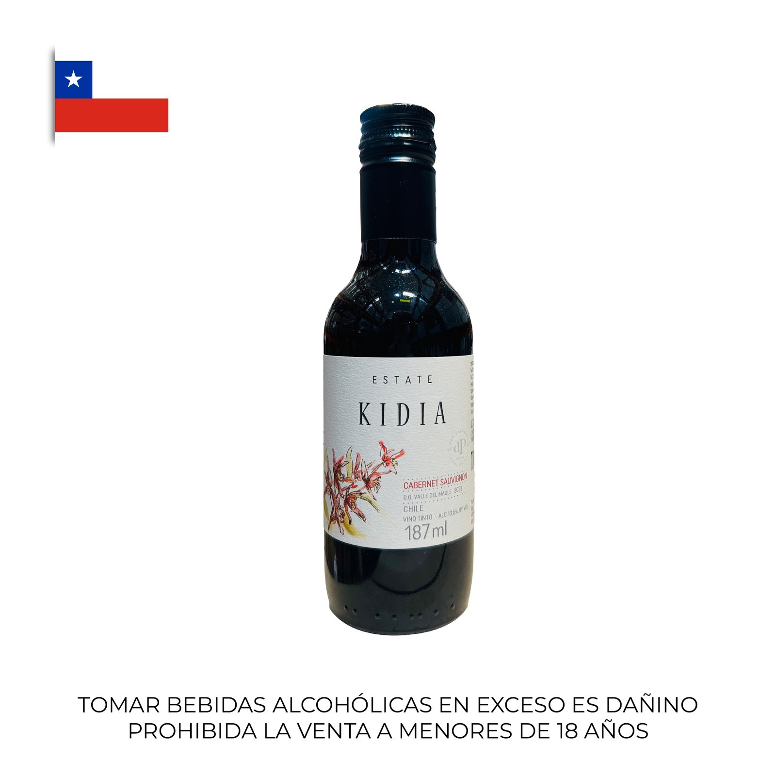 Kidia Estate Cabernet Sauvignon - Tinto 187 ml