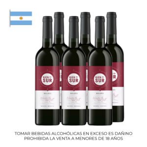 Pack de 06 Vinos Bien al Sur Daily Malbec 750ml
