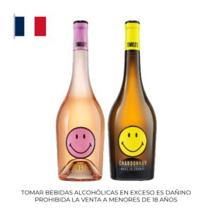 Pack de 02 Vinos Smiley Wines 750ml