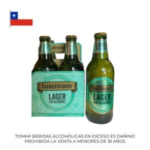 Fourpack Kunstmann Lager sin alcohol 330 ml