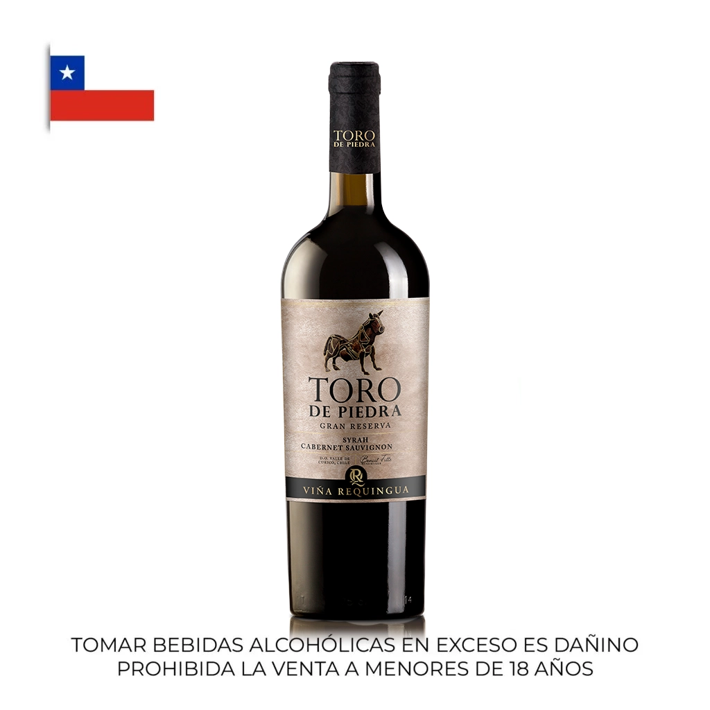 Toro De Piedra Gran Reserva Sirah Y Cab Sauv 750 ml